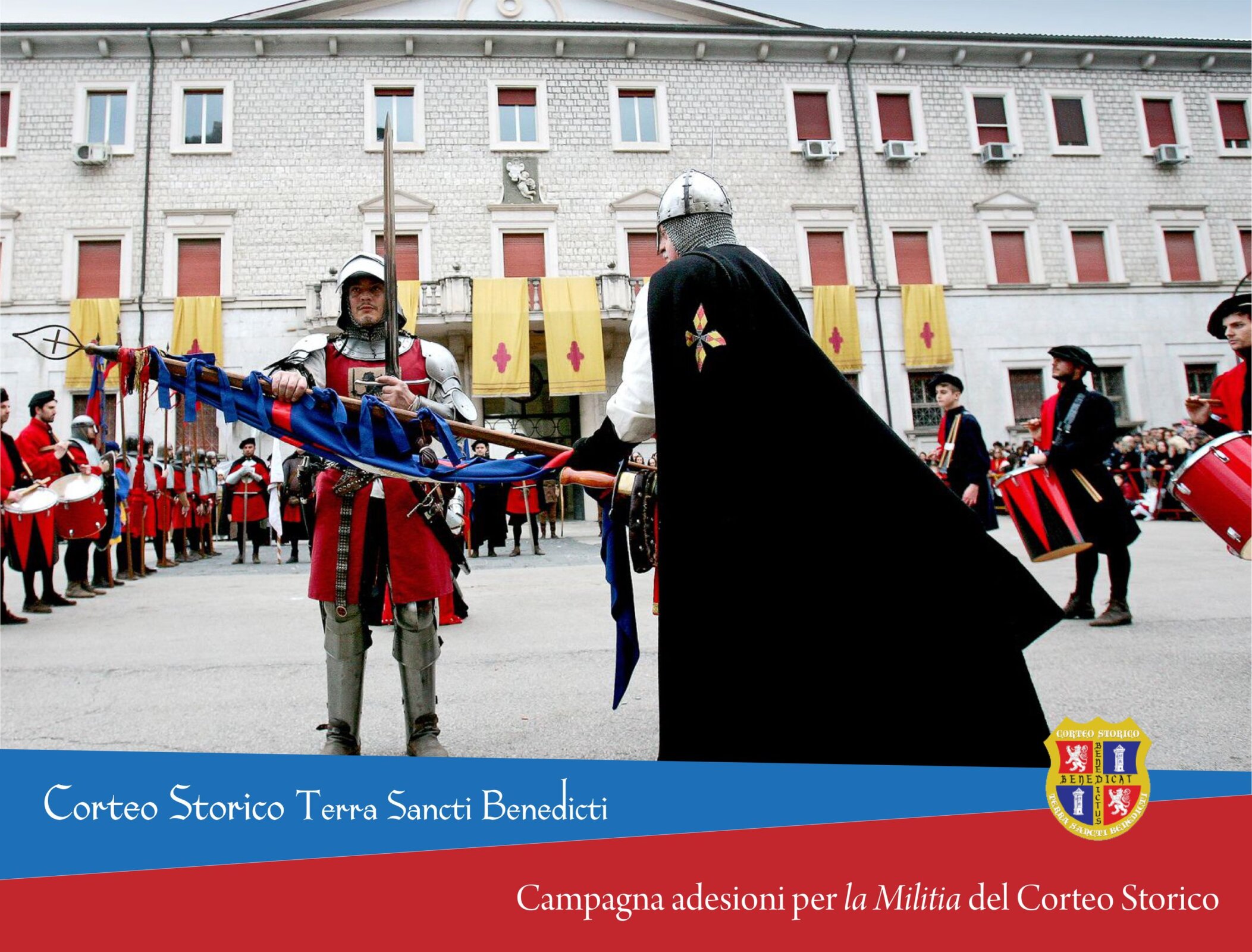 Campagna adesioni per la Militia del Corteo Storico Terra Sancti Benedicti